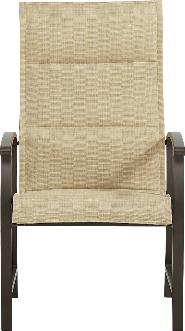 Lake Breeze Aged Bronze Outdoor Sling Dining Chair - Thumbnail - Image 3