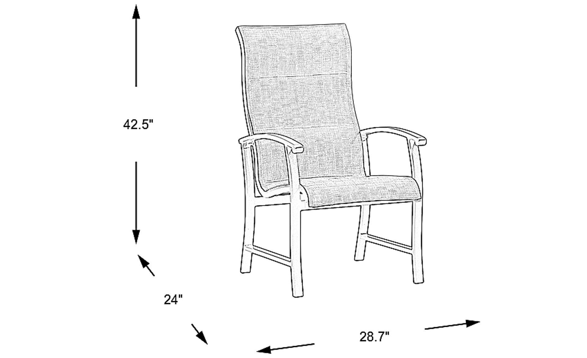 Dimension Image. Please refer to the Dimension Tab on this page for dimension details.