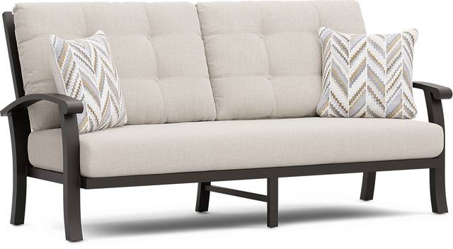 Lake Breeze Aged Bronze 3 Pc Outdoor Seating Set with Desert Cushions - Thumbnail - Image 3