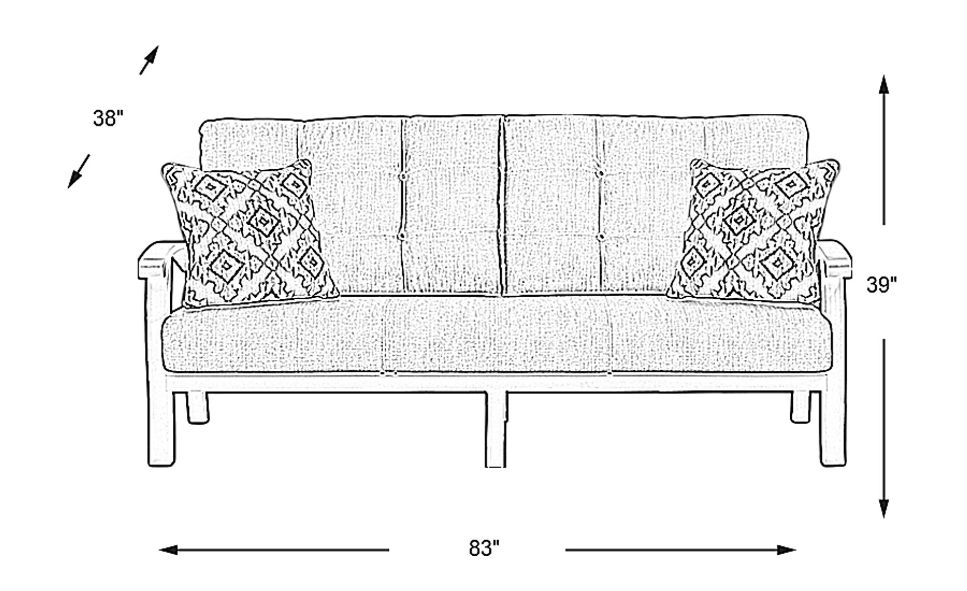 Dimension Image. Please refer to the Dimension Tab on this page for dimension details.