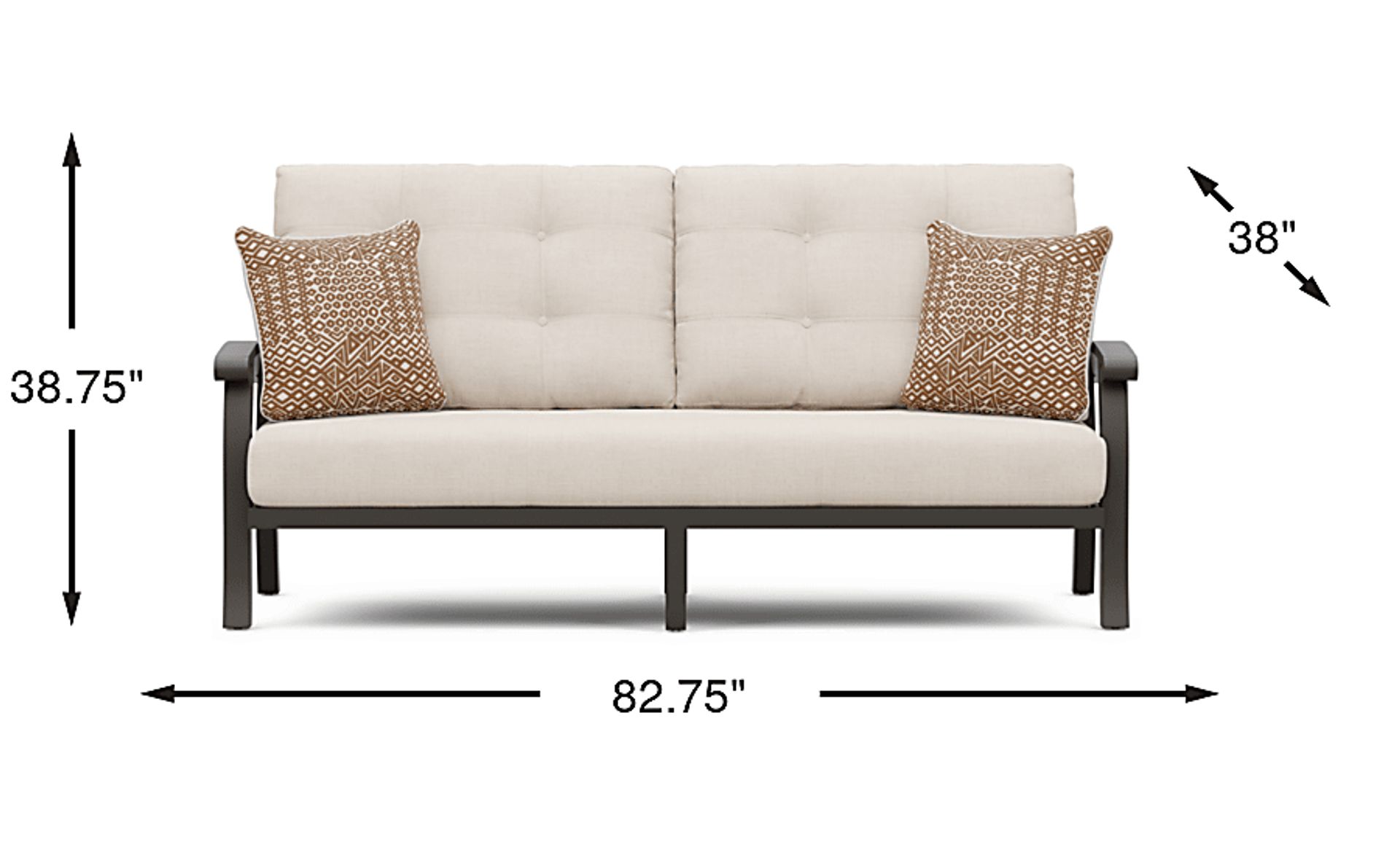 Dimension Image. Please refer to the Dimension Tab on this page for dimension details.