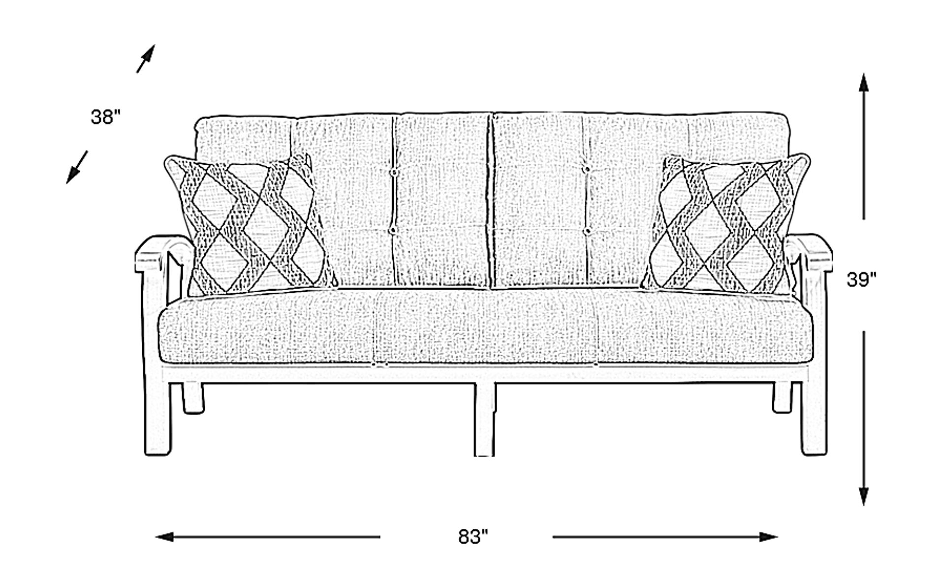 Dimension Image. Please refer to the Dimension Tab on this page for dimension details.