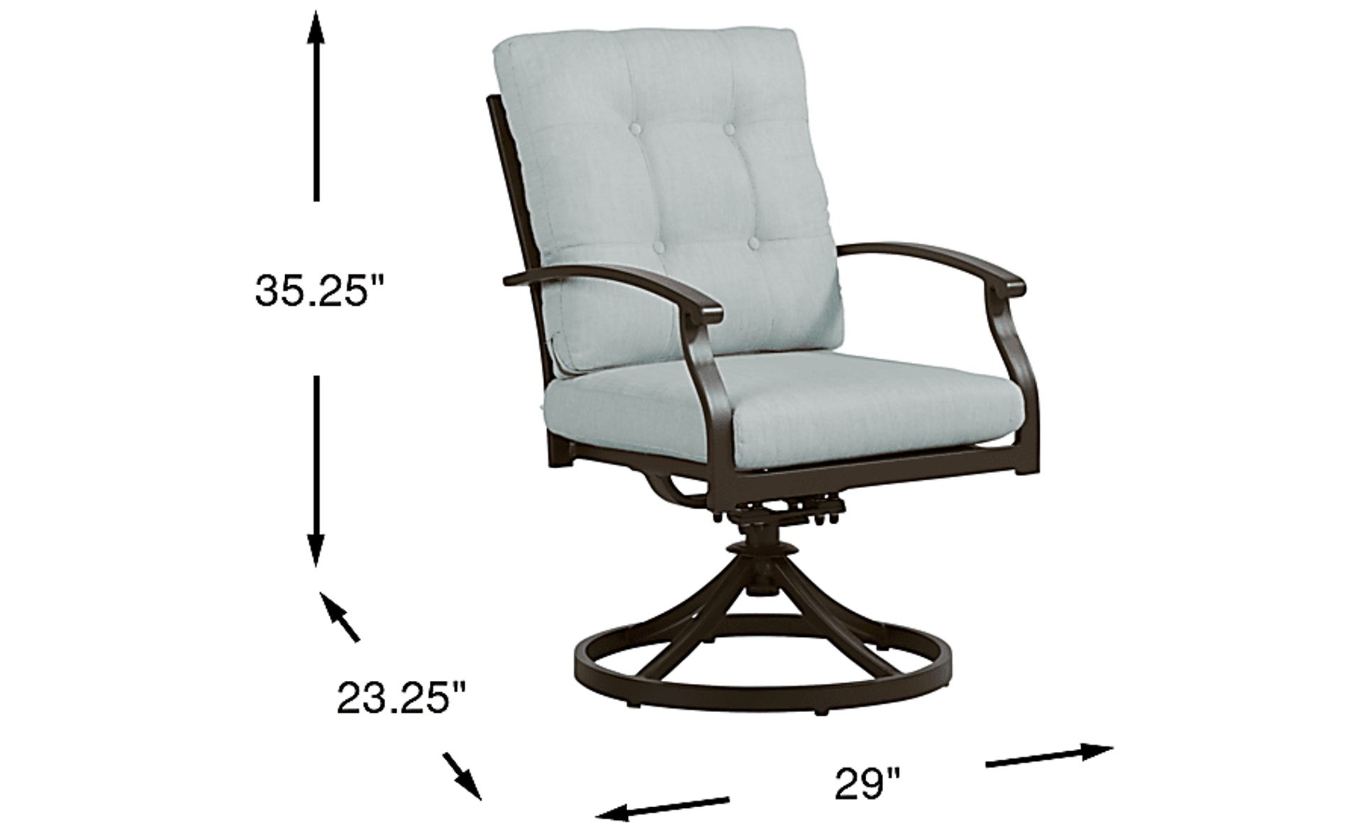 Dimension Image. Please refer to the Dimension Tab on this page for dimension details.