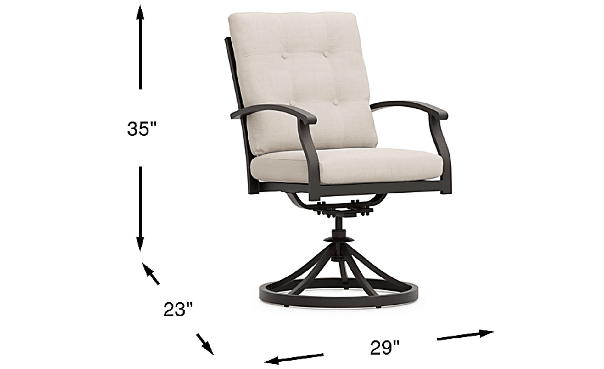 Dimension Image. Please refer to the Dimension Tab on this page for dimension details.