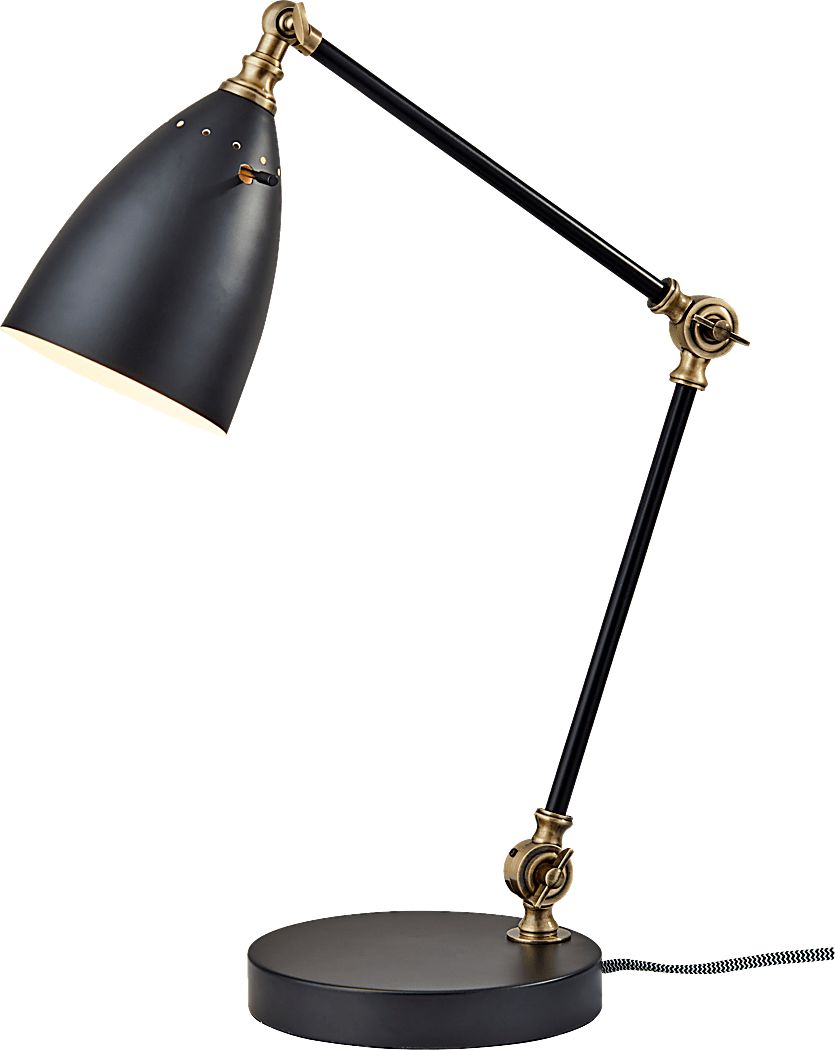 Lake Front Court Black Lamp