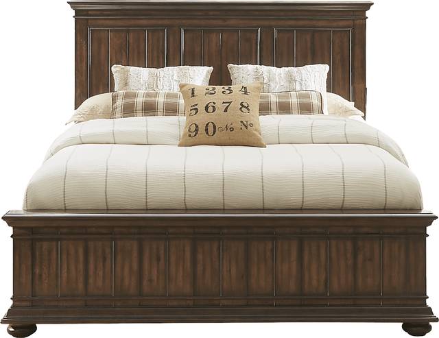 Cindy Crawford Home Lake Hills Brown 8 Pc King Panel Bedroom - Thumbnail - Image 2