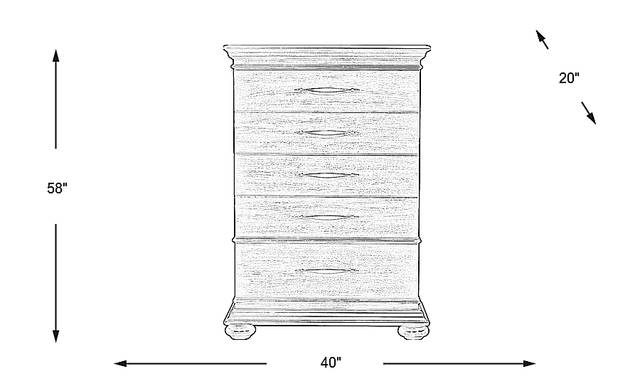 Dimension Image. Please refer to the Dimension Tab on this page for dimension details.