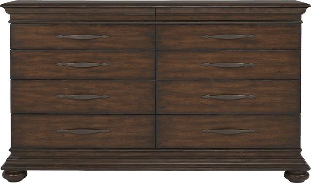 Cindy Crawford Home Lake Hills Brown 8 Pc King Panel Bedroom - Thumbnail - Image 4