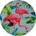 Lake Reflections Blue 7'10 Indoor/Outdoor Round Rug