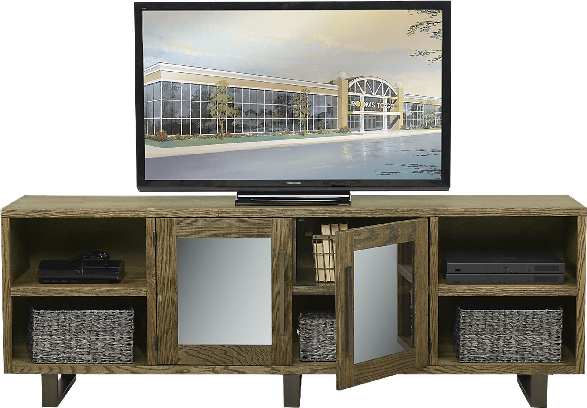 Lake Ridge Brown 84 in. Console - Image 2