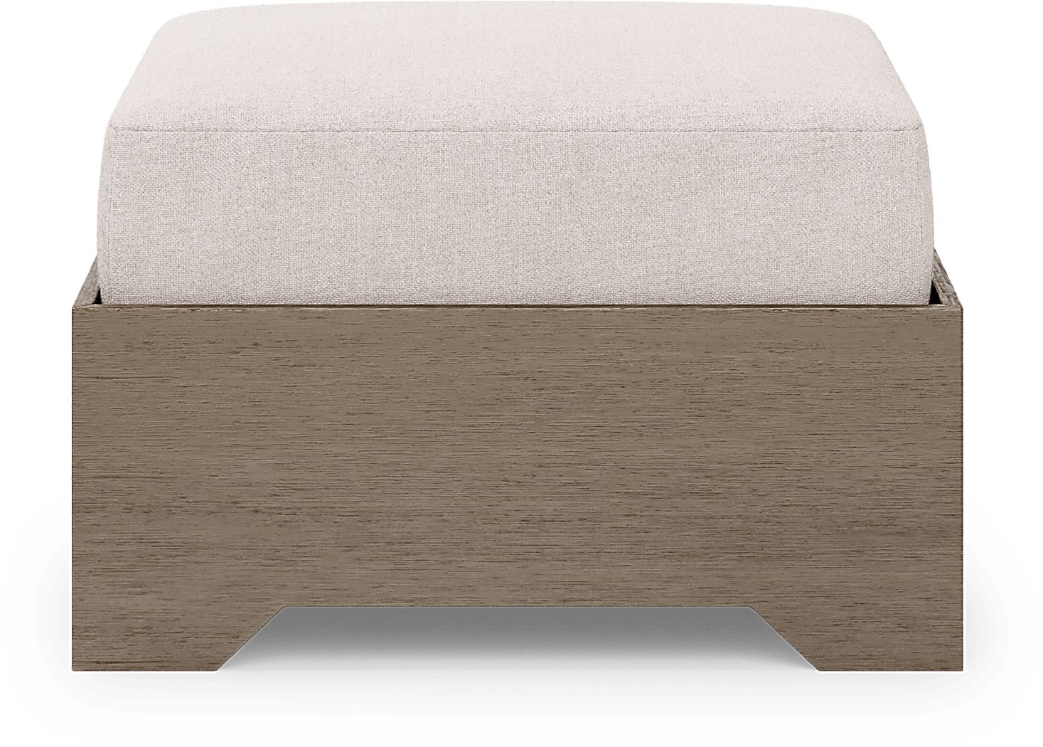 Lake Tahoe Outdoor Ottoman with Seagull Cushion - Thumbnail 2