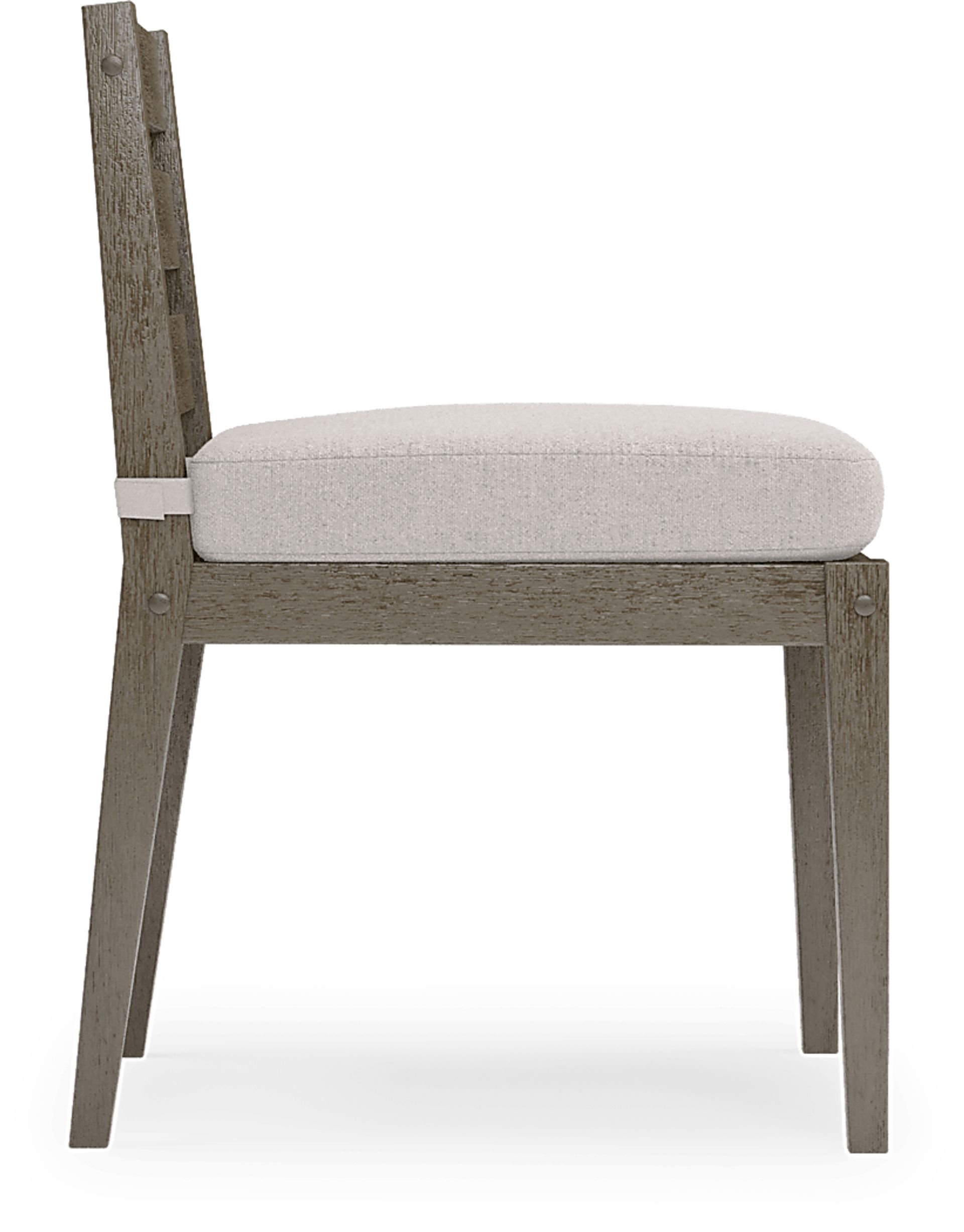 Lake Tahoe Gray 5 Pc Square Outdoor Dining Set with Seagull Cushions - Image 6