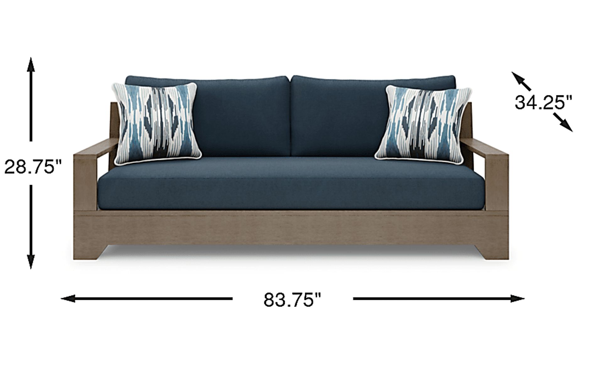 Dimension Image. Please refer to the Dimension Tab on this page for dimension details.