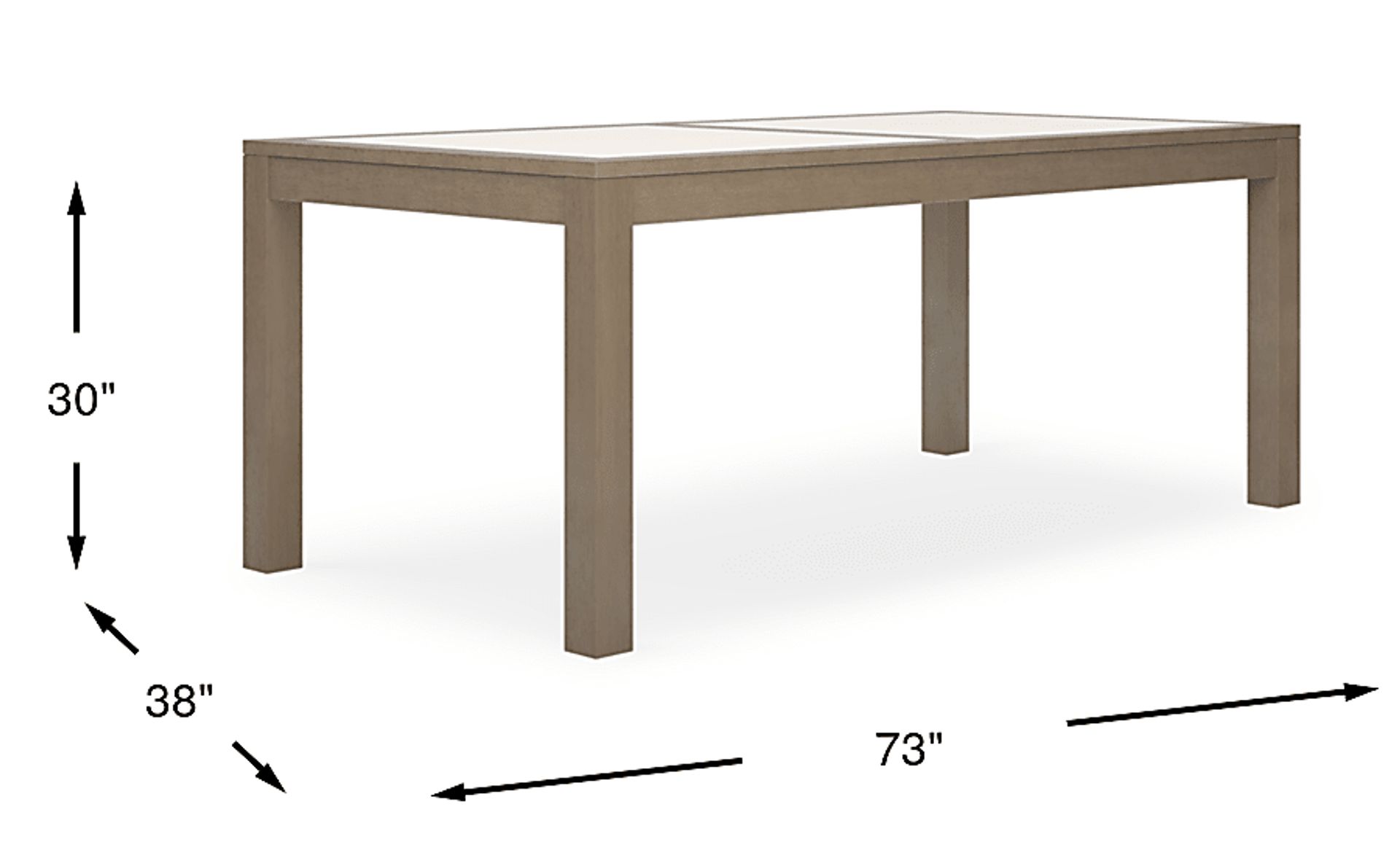 Dimension Image. Please refer to the Dimension Tab on this page for dimension details.