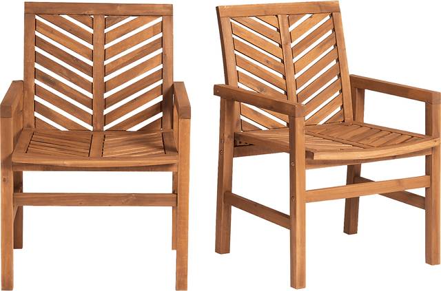 Lake Tana Brown Outdoor Chair, Set of 2 - Thumbnail - Image 1