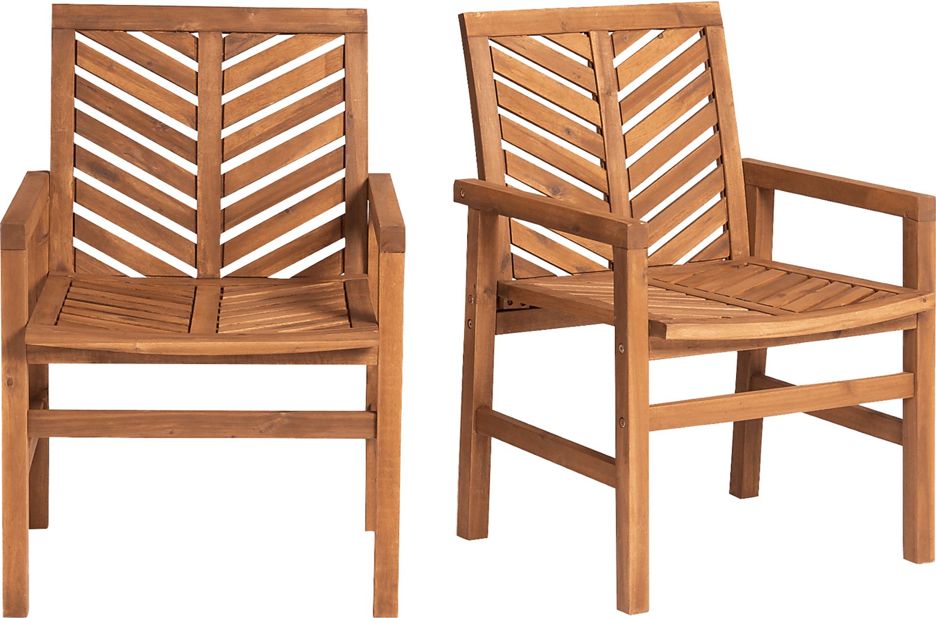 Lake Tana Brown Outdoor Chair, Set of 2 - Image 1
