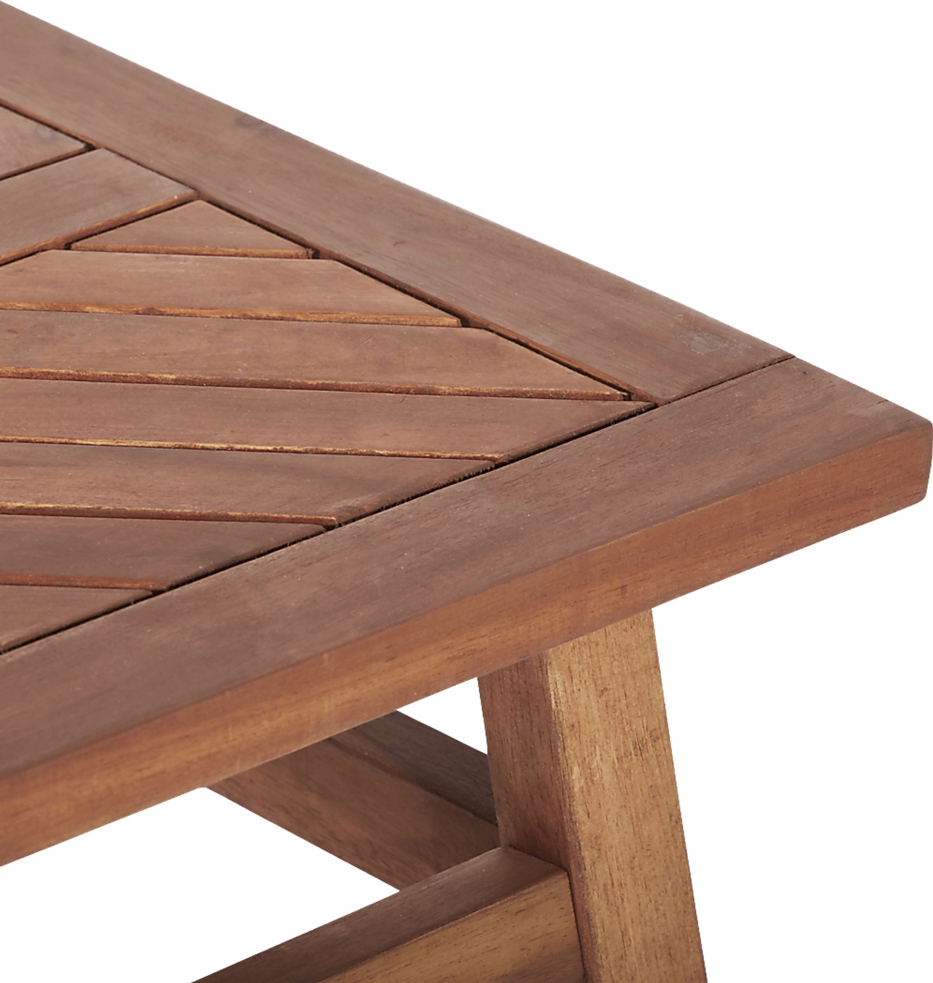 Lake Tana Brown Outdoor Cocktail Table - Image 3