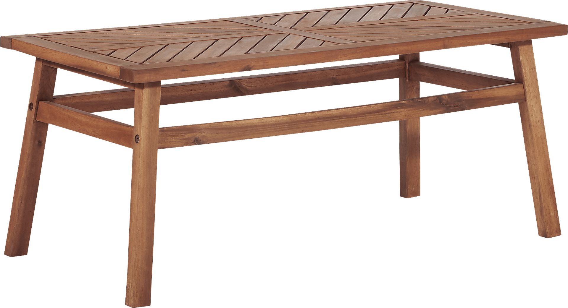 Lake Tana Brown Outdoor Cocktail Table - Image 1