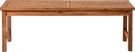 Lake Tana Brown Outdoor Dining Bench