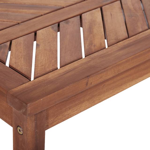 Lake Tana Brown Outdoor Dining Bench - Thumbnail - Image 3