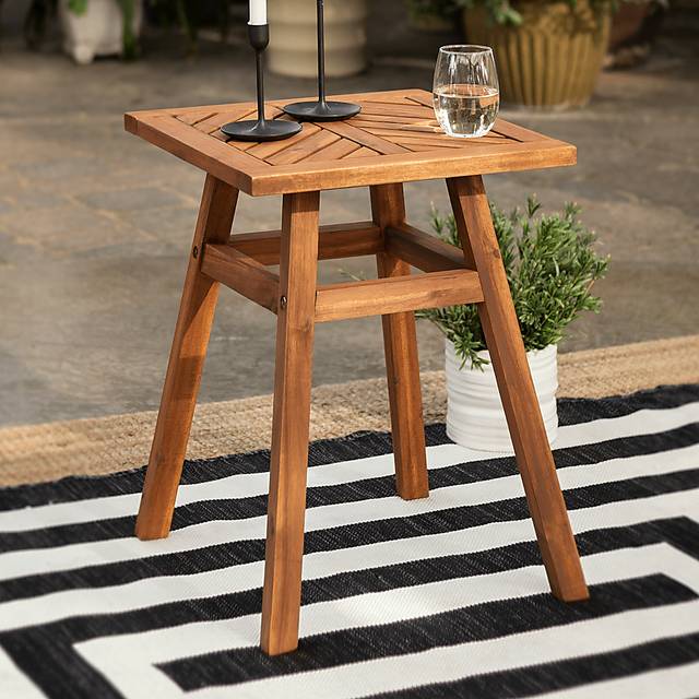 Lake Tana Brown Outdoor End Table - Thumbnail - Image 5