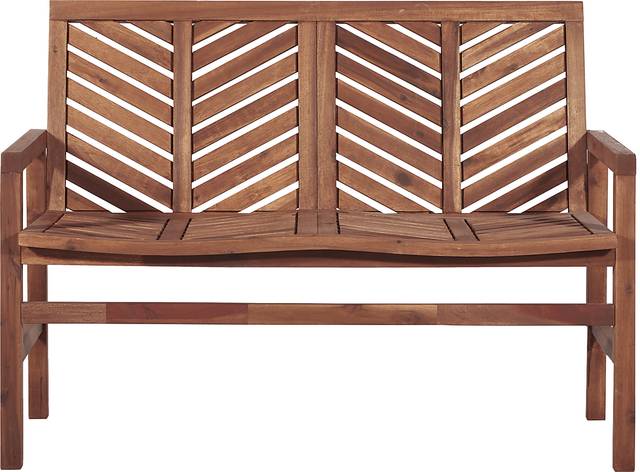 Lake Tana Brown Outdoor Loveseat - Thumbnail - Image 2
