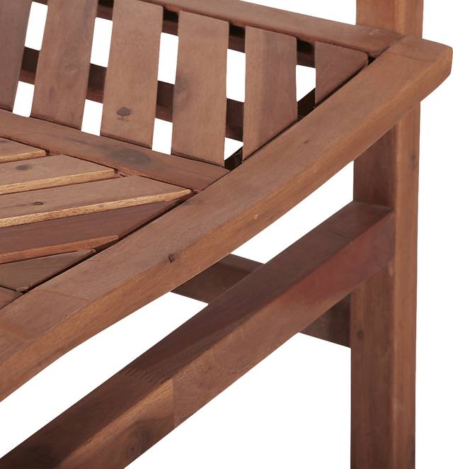 Lake Tana Brown Outdoor Loveseat - Thumbnail - Image 3
