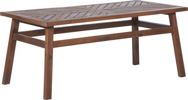 Lake Tana Dark Brown Outdoor Cocktail Table - Thumbnail - Image 1
