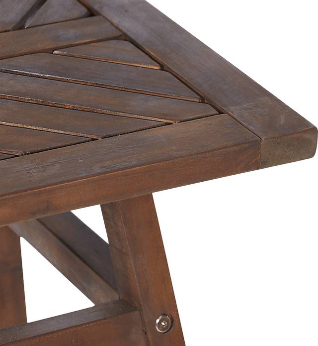 Lake Tana Dark Brown Outdoor End Table - Thumbnail - Image 3