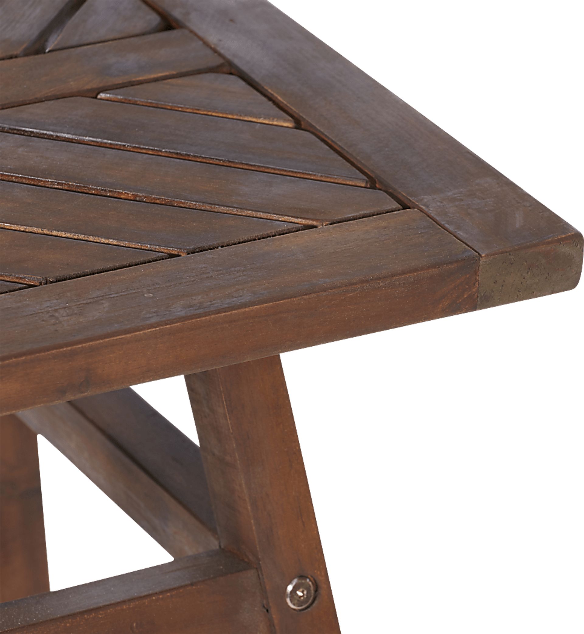 Lake Tana Dark Brown Outdoor End Table - Image 3