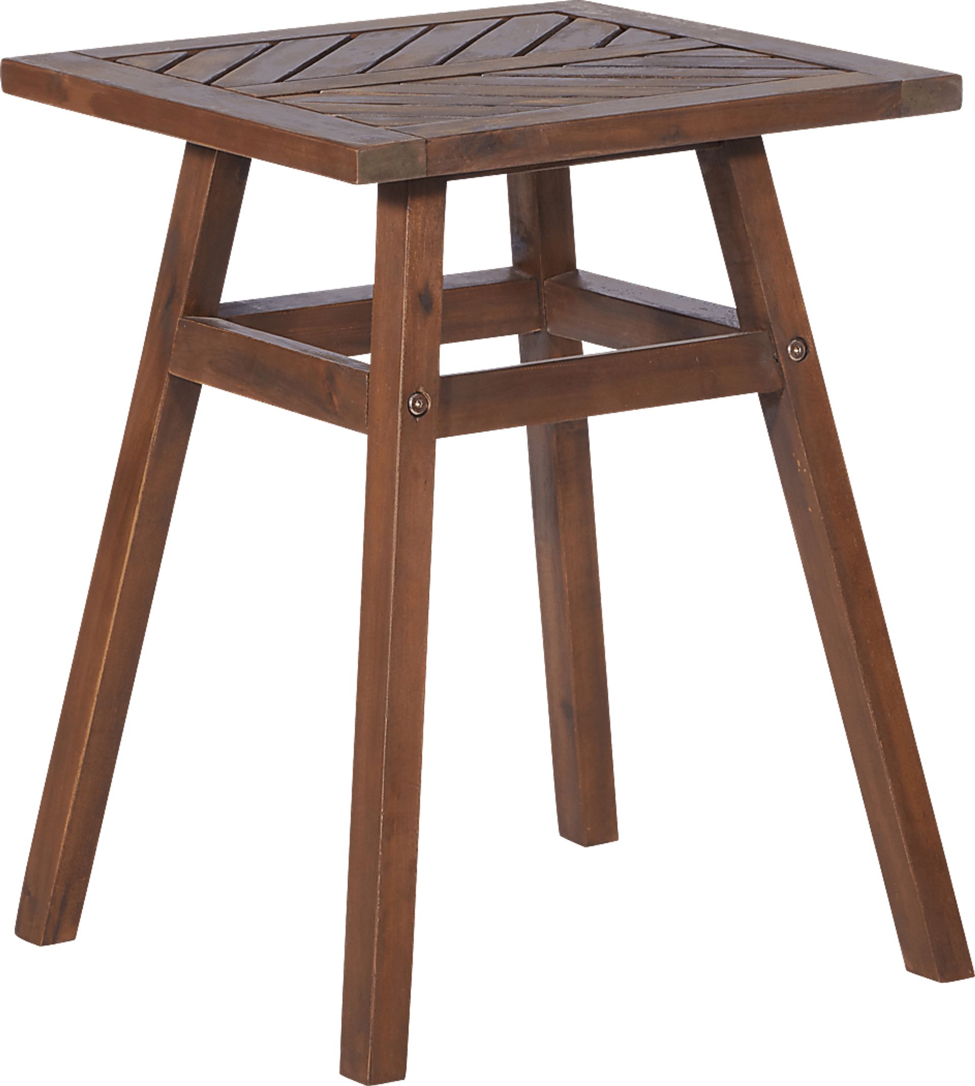 Lake Tana Dark Brown Outdoor End Table - Image 1