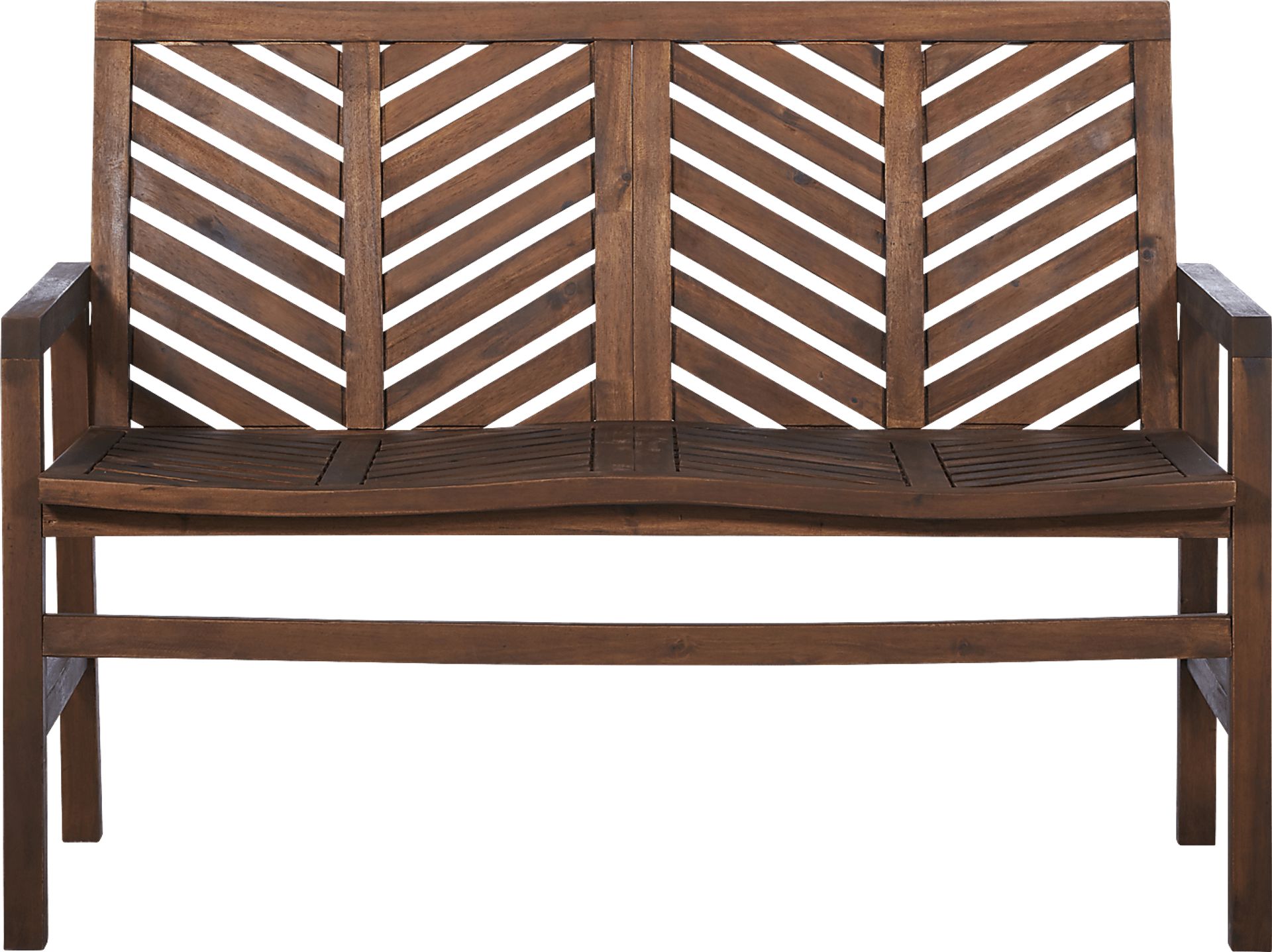 Lake Tana Dark Brown Outdoor Loveseat - Image 2
