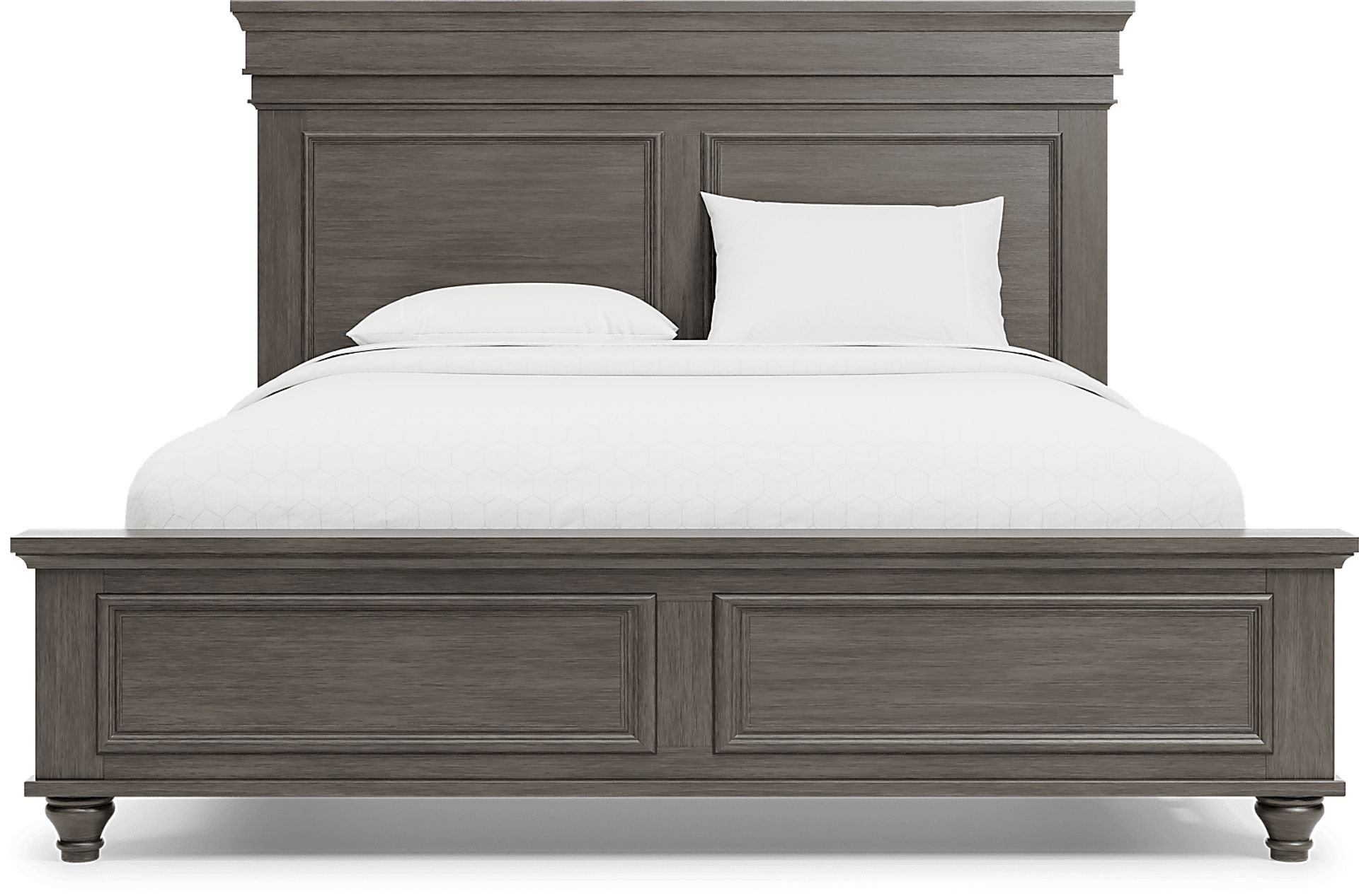 Lake Town Gray 3 Pc King Panel Bed - Image 4