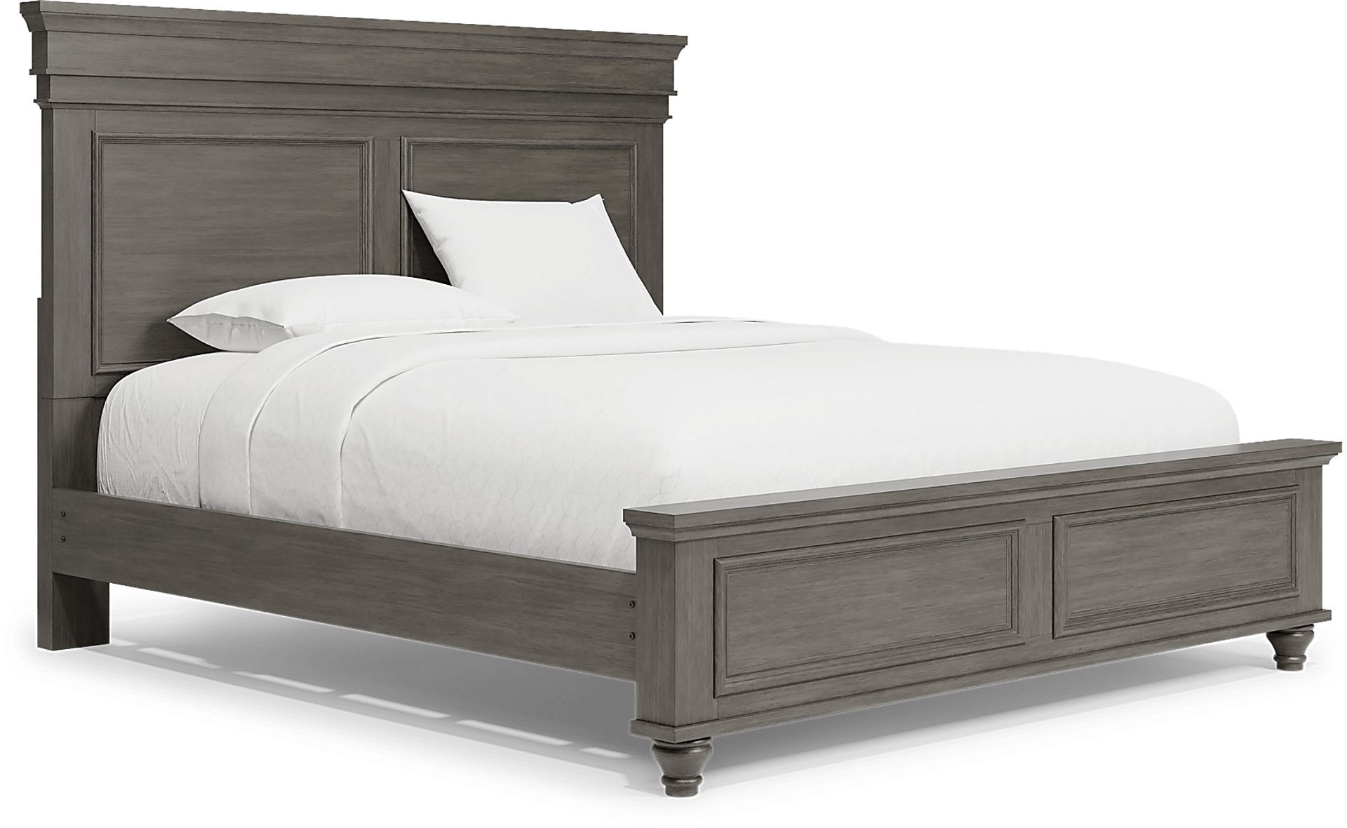 Lake Town Gray 5 Pc King Panel Bedroom - Image 3