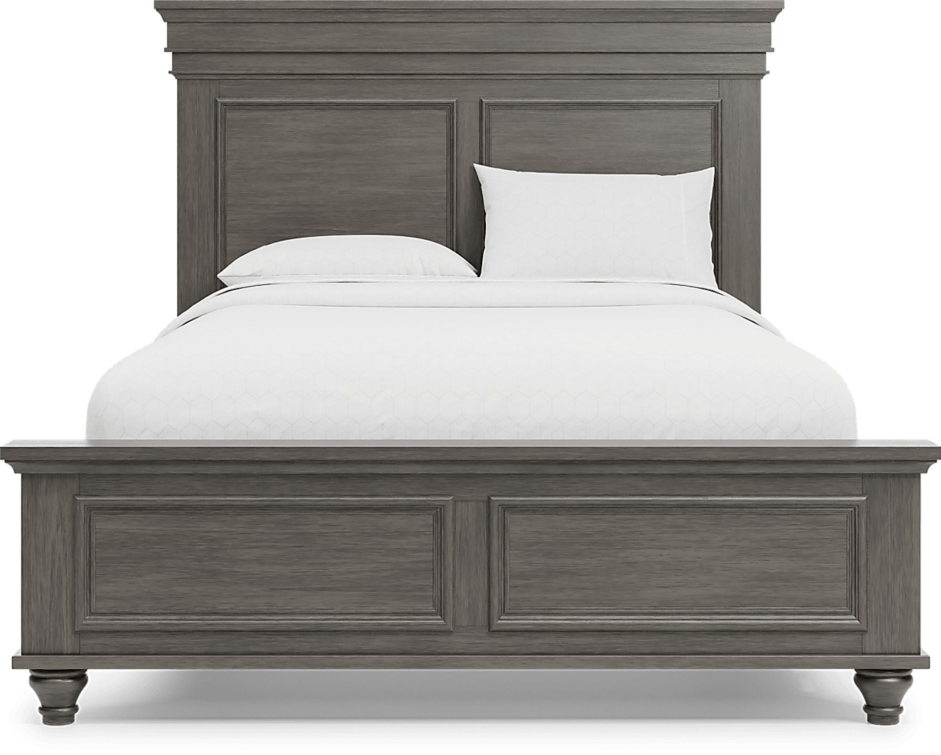Lake Town Gray 3 Pc Queen Panel Bed - Image 4