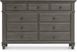 Lake Town Gray 7 Pc King Panel Bedroom with Storage