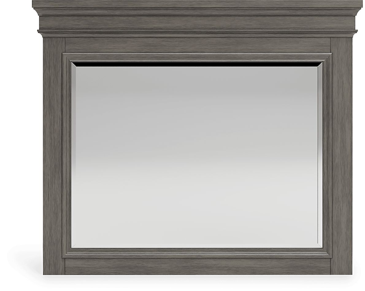 Lake Town Gray 5 Pc King Panel Bedroom with Storage