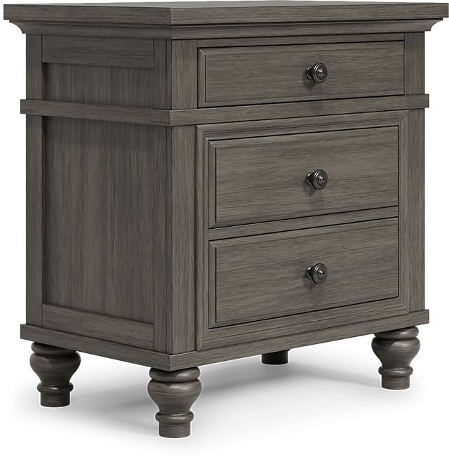 Lake Town Gray 7 Pc King Panel Bedroom - Thumbnail - Image 11
