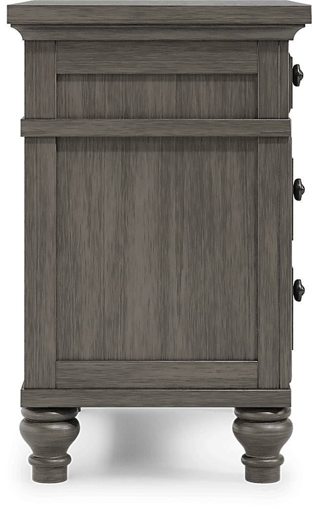 Lake Town Gray 7 Pc King Panel Bedroom - Thumbnail - Image 12