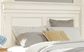 Lake Town Off-White 7 Pc King Panel Bedroom with Storage