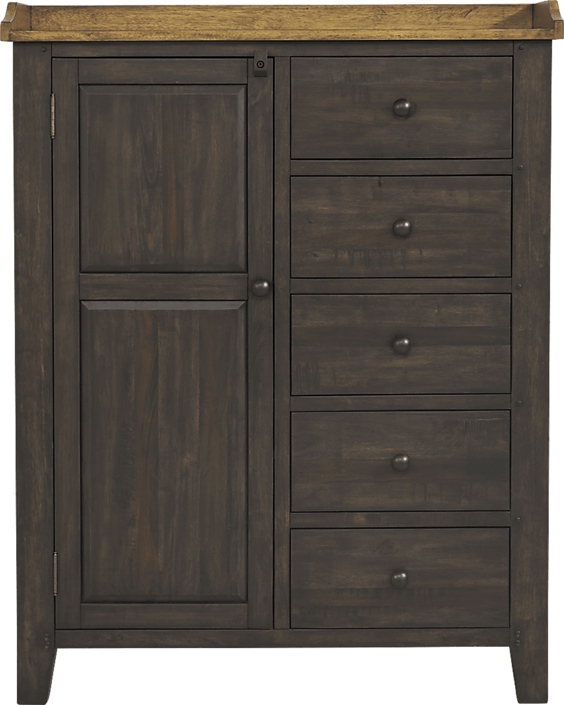 Lake View Brown Door Chest - Image 1