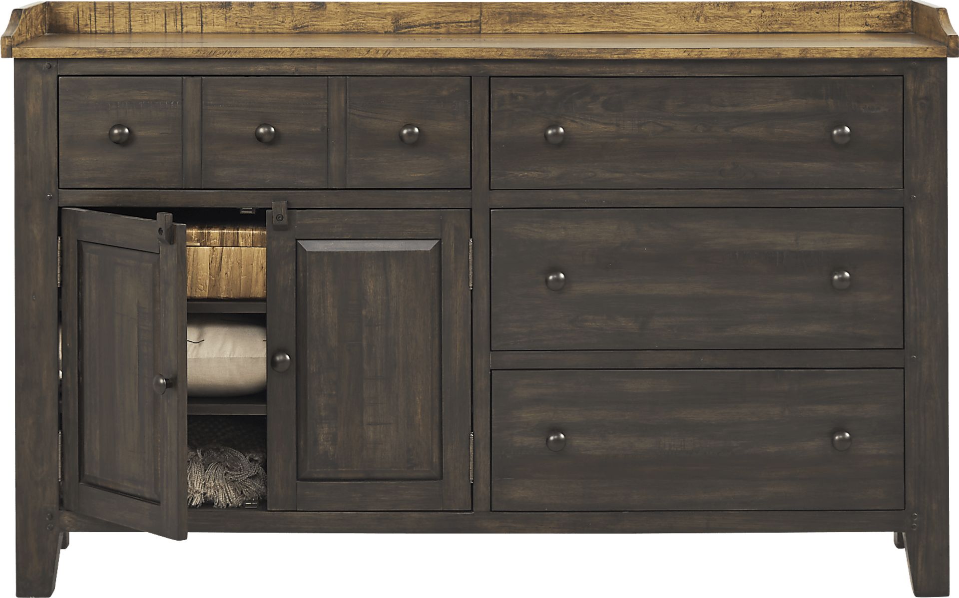Lake View Brown 5 Pc King Bedroom - Image 4