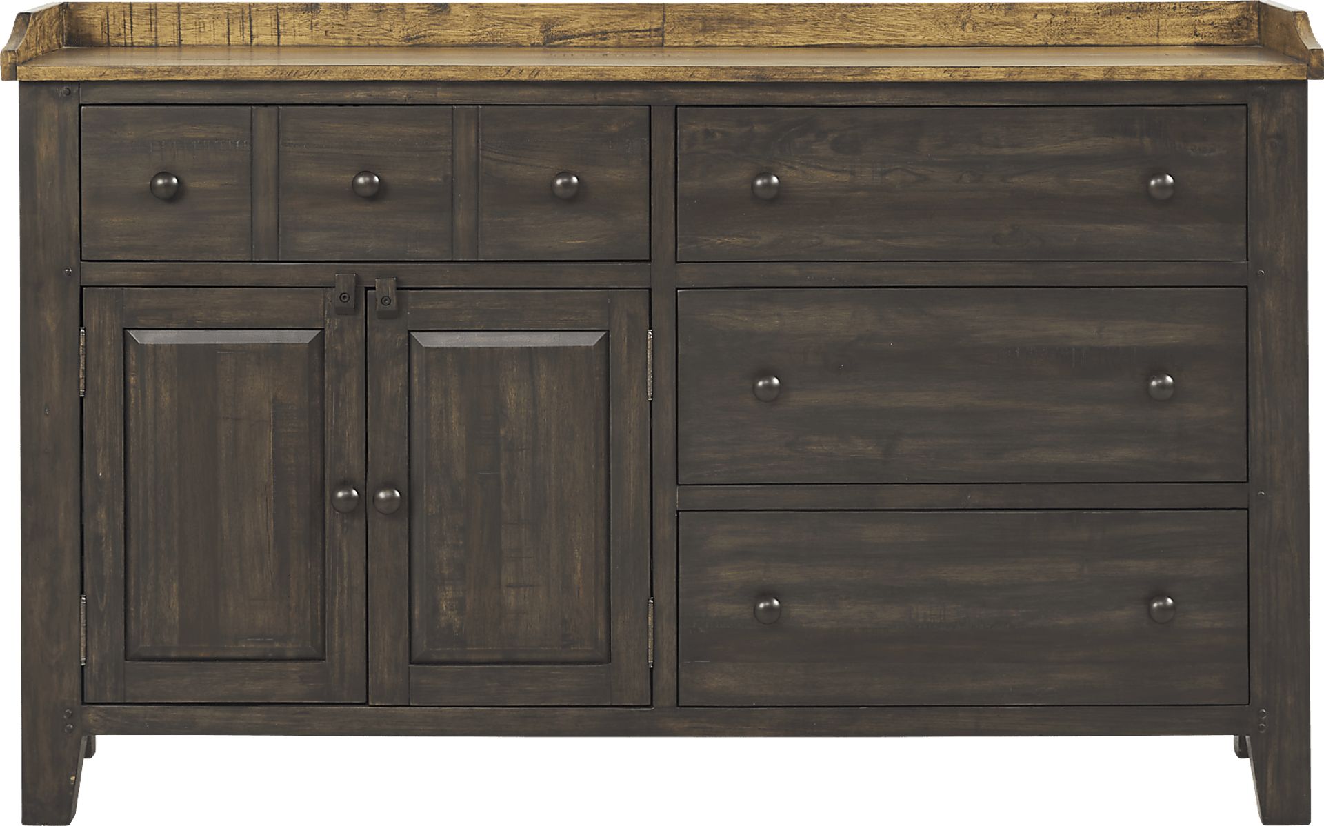 Lake View Brown 5 Pc King Bedroom - Image 3