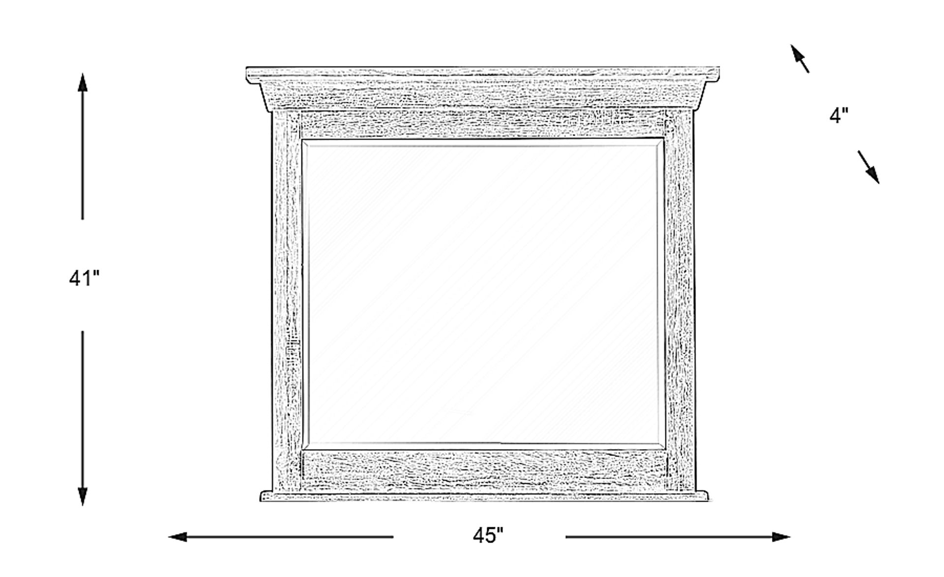 Dimension Image. Please refer to the Dimension Tab on this page for dimension details.