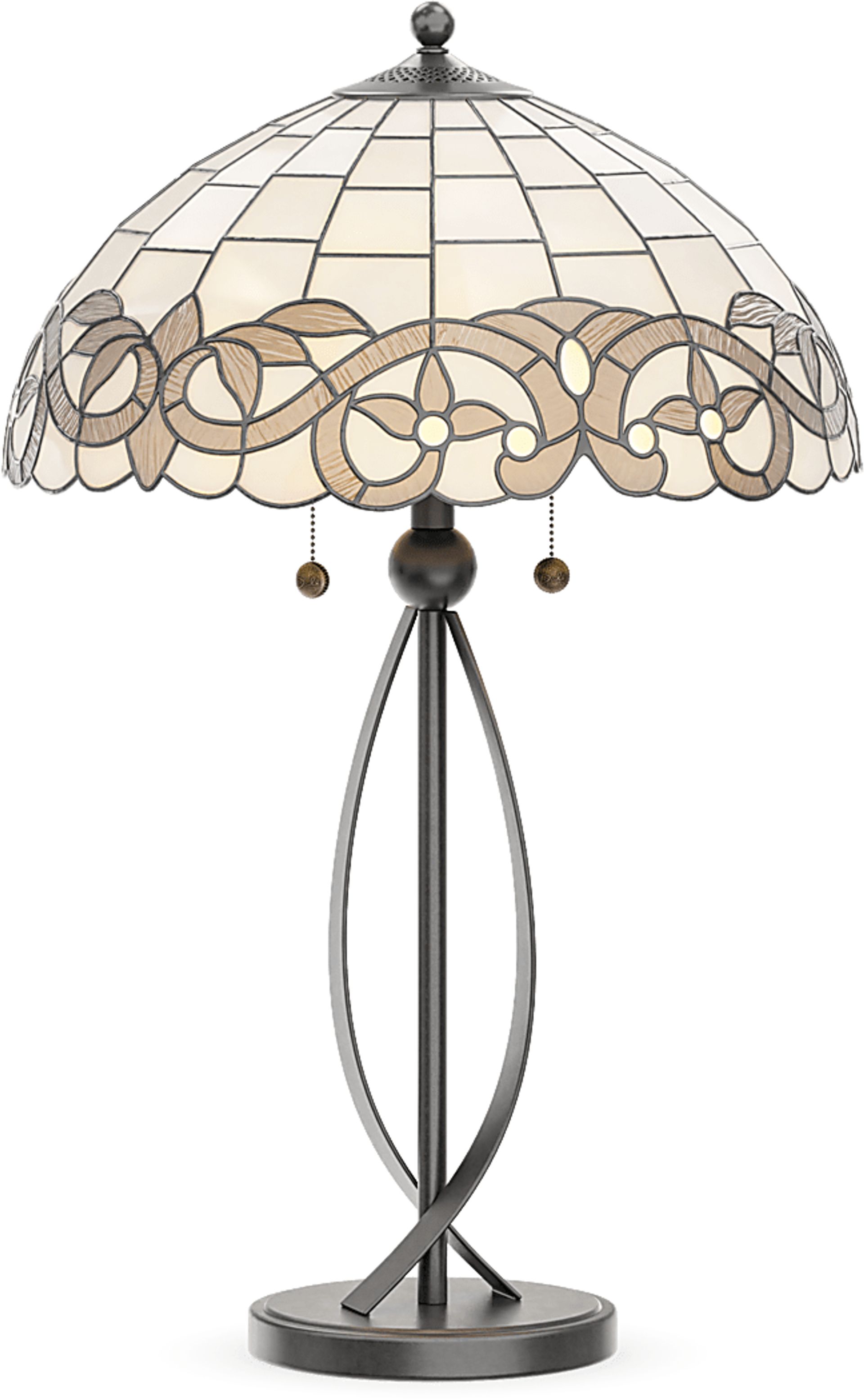 Lakeaire Lane Bronze Tiffany Table Lamp - Image 1