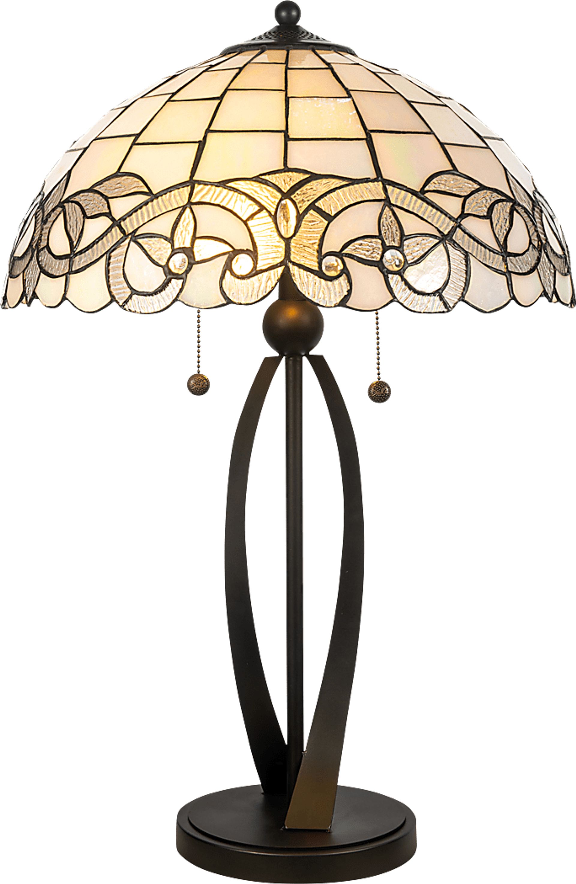 Lakeaire Lane Bronze Tiffany Table Lamp - Image 1