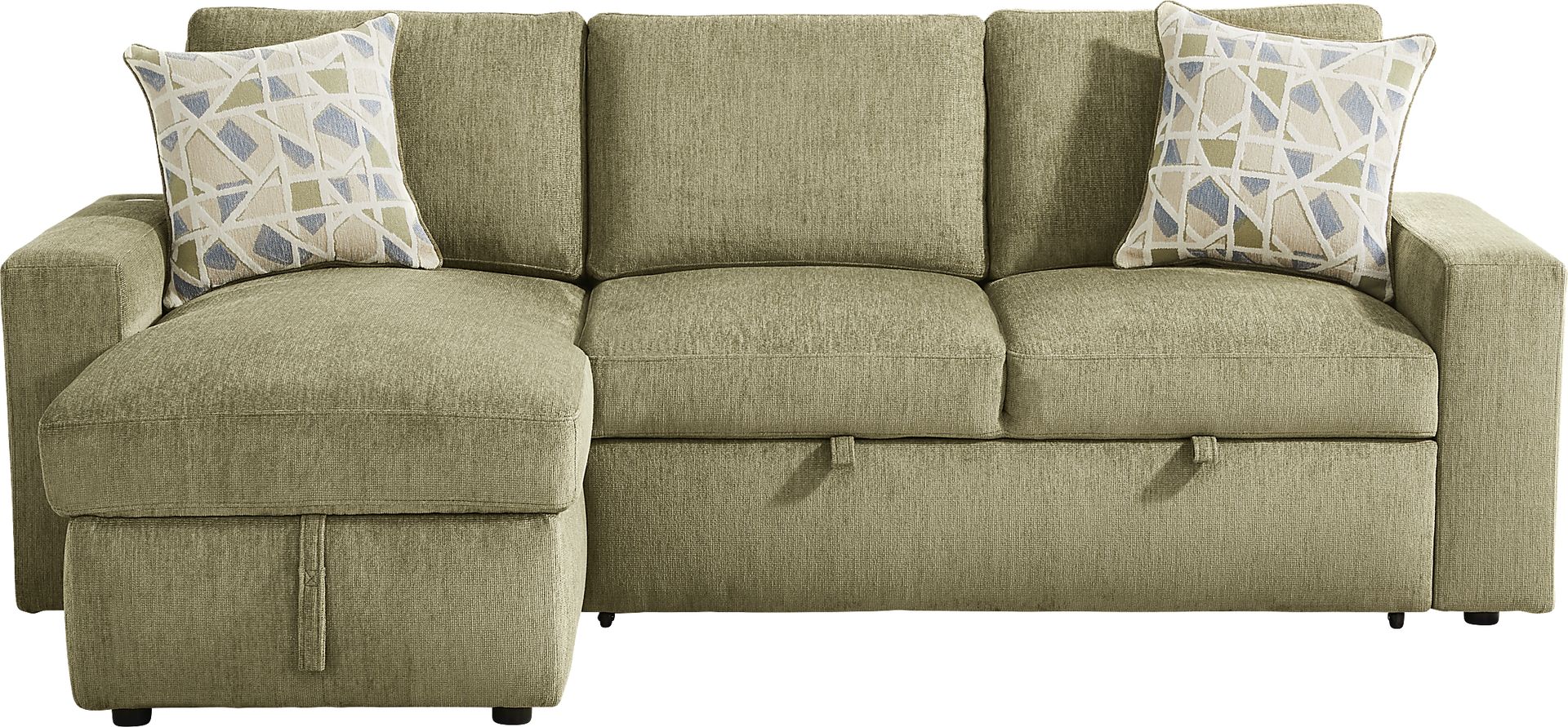 Laken Sage 3 Pc Sleeper Sectional Living Rooms - Image 3