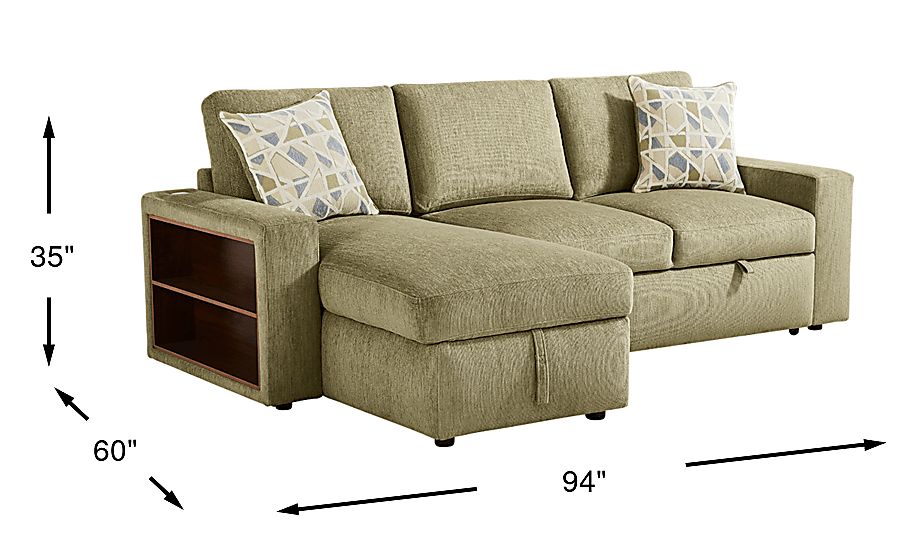 Laken Sleeper Sectional - Thumbnail 3