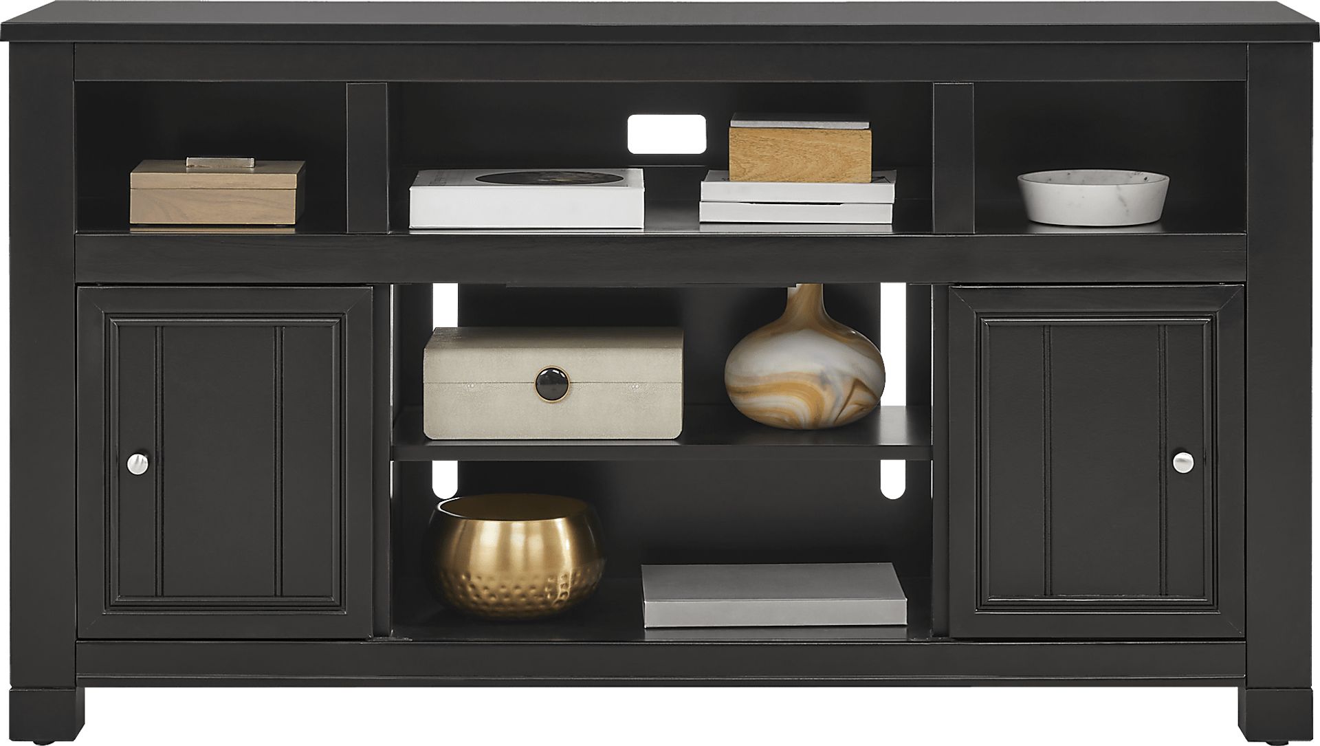 Lakeside Cottage Black 64 In. Console - Image 4