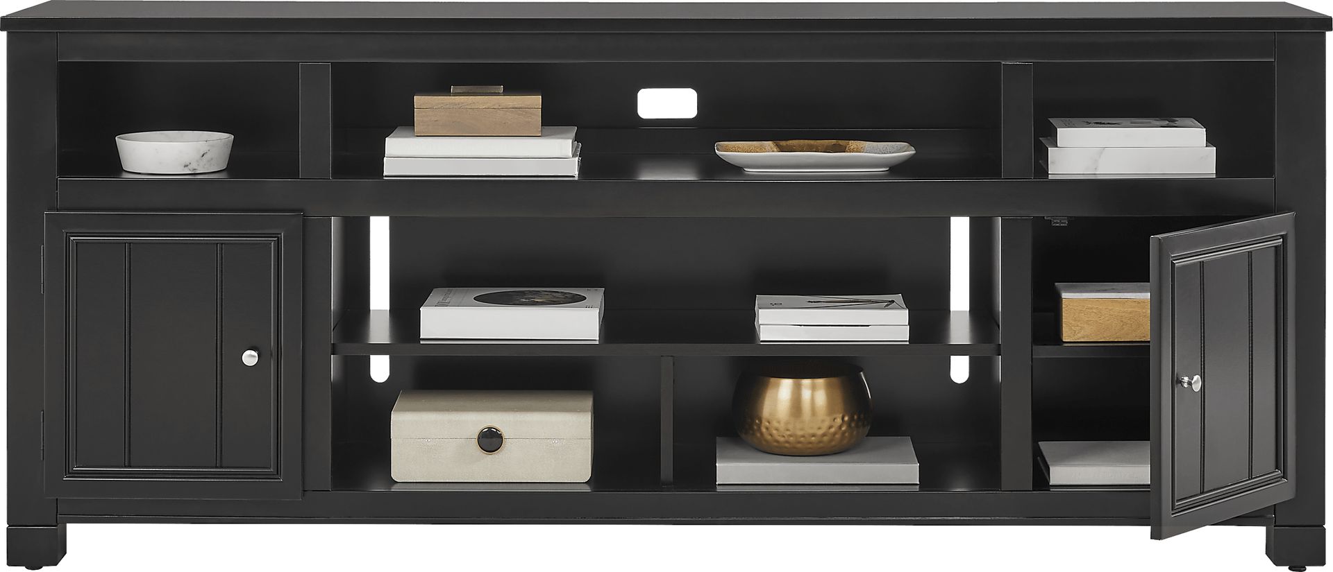 Lakeside Cottage Black 84 In. Console - Image 3
